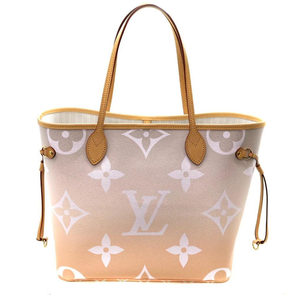 Louis Vuitton Giant Blume Bag Tote Pool Greige Neverfull Gray LV By the Pink